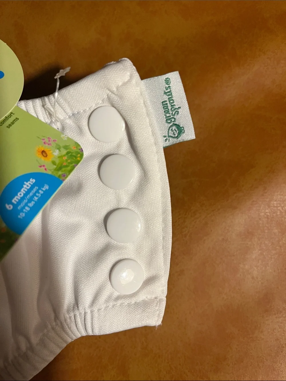 Brand new with tags 6 month swim diaper with side snaps